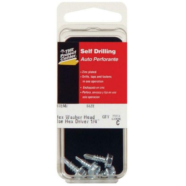 Homecare Products 7893 8 x 0.5 in. Hex Head Self Drilling Screw, 10PK HO151957